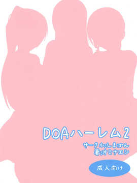 (C81) [ShimaPan (Ominaeshi)] DOA Harlem 2 (Dead or Alive)[CHINESE]_DOAHarlem2_027