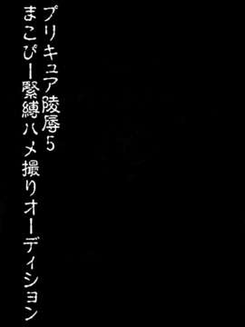 [无毒汉化组][ナギヤマスギ (那岐山)] プリキュア陵辱5まこぴー緊縛ハメ撮りオーディション (ドキドキ！プリキュア)_002