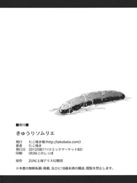 (C82) (同人誌) [たこ焼き畑] きゅうりソムリエ (東方) (エロ)__026