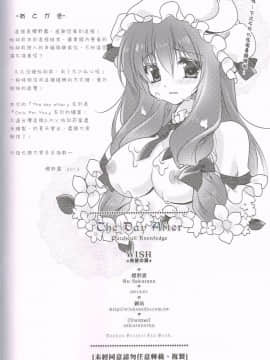 [Wish +希望の翼+ (櫻野露)] The Day After Patchouli Knowledge (東方Project) [中国語]_CCI20130524_0009