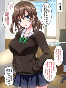 (同人CG集) [かそくえっぢ (樹宮匡平)] JK妹と過ごすエッチな1週間～妹と生ハメセックスで童貞卒業するまで_048_009_001