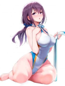 (同人誌) [ナイロン100% (ナイロン)] 巨乳が悩みの水泳部員 (オリジナル)_055__002