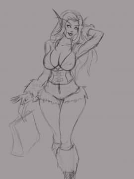 Artist Galleries ___ Vempire_0784_Lynthia_Pinup_Sketch