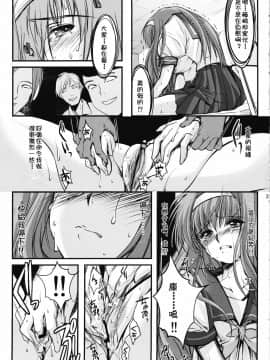 [祈花汉化组] (COMIC1☆7) [HIGH RISK REVOLUTION (あいざわひろし)] 詩織 第二章 羞恥の学校 新装版 (ときめきメモリアル)_31