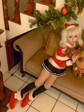 [MaySakaali] 合集_Christmas_Kashima_KanColle_Cosplay_by_MaySakaali_654995967