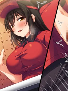 (同人CG集) [ミミズサウザンド] 巨乳バイトに囲まれて誘惑されたら不倫してもしょうがないよね バーガーショップ編_378_CG_04_18