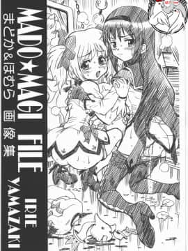 [不咕鸟汉化组] (COMIC1☆5) [RAT TAIL (IRIE YAMAZAKI)] MADO★MAGI FILE まどか＆ほむら 画像集 (魔法少女まどか☆マギカ)