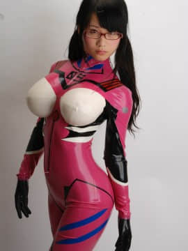 [kitami eri] [latex suit] [EVA] Makinami Mari Illustrious (cosplay)_25：Img25