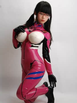 [kitami eri] [latex suit] [EVA] Makinami Mari Illustrious (cosplay)_17：Img17