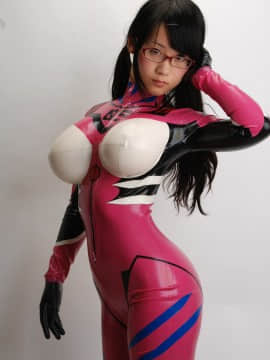 [kitami eri] [latex suit] [EVA] Makinami Mari Illustrious (cosplay)_22：Img22