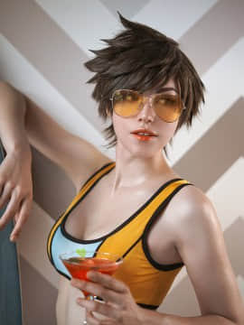 [Shirogane-sama] 合集 (Updated 2020-09-20)_016_Shirogane_sama_Tracer_Overwatch_Blizzard_6171015