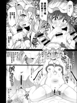 [脸肿汉化组] (C96) [神聖ファウンテン (小泉ひつじ)] レミフラの精液大好き祭 (東方Project)_09