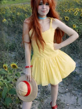 [SailorMappy] Asuka (Evangelion)_44：asuka_langley_soryu_yellow_sundress_cosplay_by_sailormappy_d6m2u37