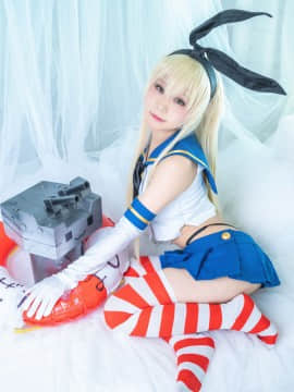 クルミの島風コス_shimakaze_white010