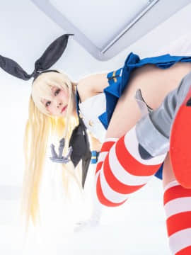 クルミの島風コス_shimakaze_white089