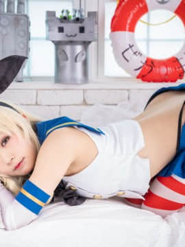 クルミの島風コス_shimakaze_white057