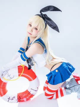 クルミの島風コス_shimakaze_white038