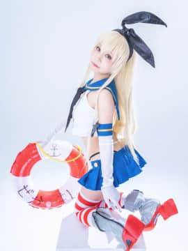 クルミの島風コス_shimakaze_white041