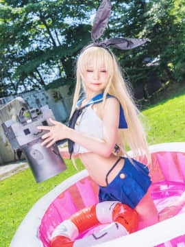 クルミの島風コス_shimakaze_pool028