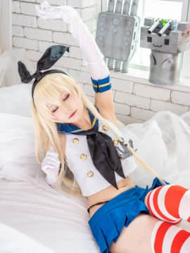 クルミの島風コス_shimakaze_white049