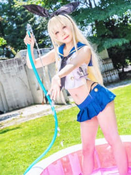 クルミの島風コス_shimakaze_pool010