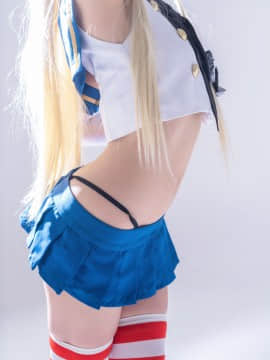 クルミの島風コス_shimakaze_white097