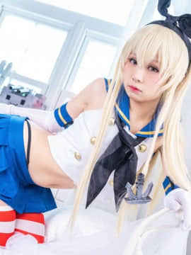 クルミの島風コス_shimakaze_white078