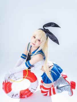 クルミの島風コス_shimakaze_white039