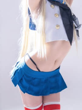 クルミの島風コス_shimakaze_white096