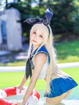 クルミの島風コス_shimakaze_pool061