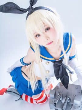 クルミの島風コス_shimakaze_white045