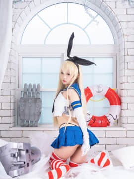 クルミの島風コス_shimakaze_white086