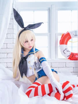 クルミの島風コス_shimakaze_white083