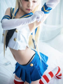 クルミの島風コス_shimakaze_white033