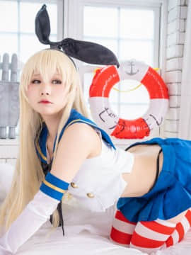 クルミの島風コス_shimakaze_white055