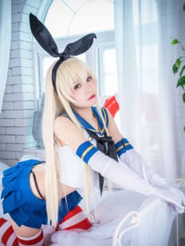 クルミの島風コス_shimakaze_white074