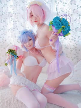 [Ram Azami x Rem Hidori] Bride Lingerie_10