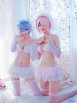 [Ram Azami x Rem Hidori] Bride Lingerie_11