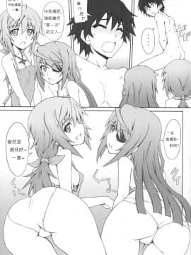 [soulrr个人汉化] (COMIC1☆5) [i.r.o.Zi (睦月ぎんじ、葵信次)] LOVE & 3 PEACE (Infinite Stratos)_010