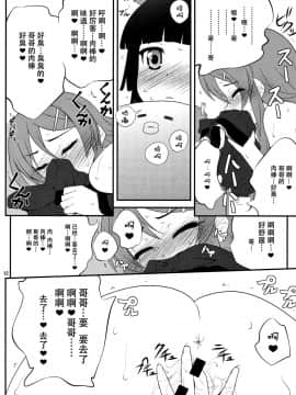 [脸肿汉化组] (C79) [ぷり桃 (ごやっち)] すーぱーくんかくんかタイム (俺の妹がこんなに可愛いわけがない)_11