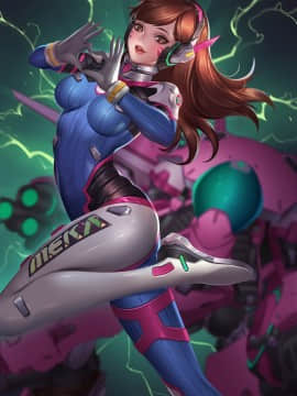 [Overwatch] D.VA 驾驶服合集_2387664