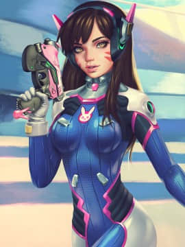 [Overwatch] D.VA 驾驶服合集_2548878