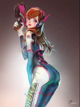 [Overwatch] D.VA 驾驶服合集_2433546