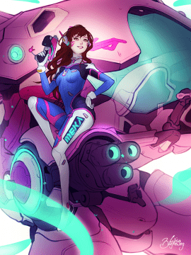 [Overwatch] D.VA 驾驶服合集_2398112