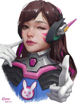 [Overwatch] D.VA 驾驶服合集_2633331