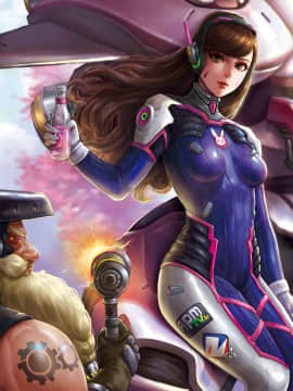 [Overwatch] D.VA 驾驶服合集_2827495