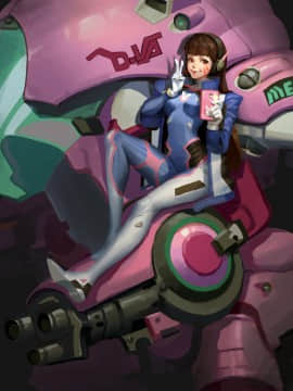 [Overwatch] D.VA 驾驶服合集_3438083