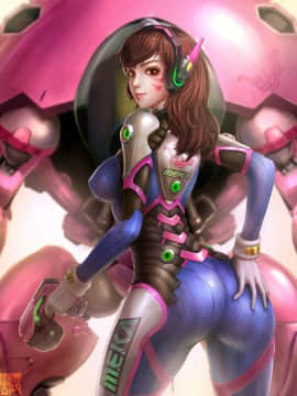 [Overwatch] D.VA 驾驶服合集_2450114