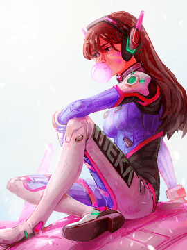 [Overwatch] D.VA 驾驶服合集_2938357