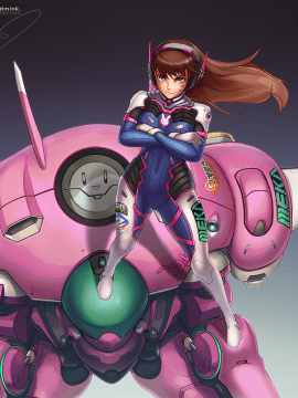 [Overwatch] D.VA 驾驶服合集_2234373